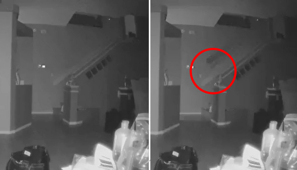 Cámara de vigilancia capta ‘figura sombra’ en una casa de UK